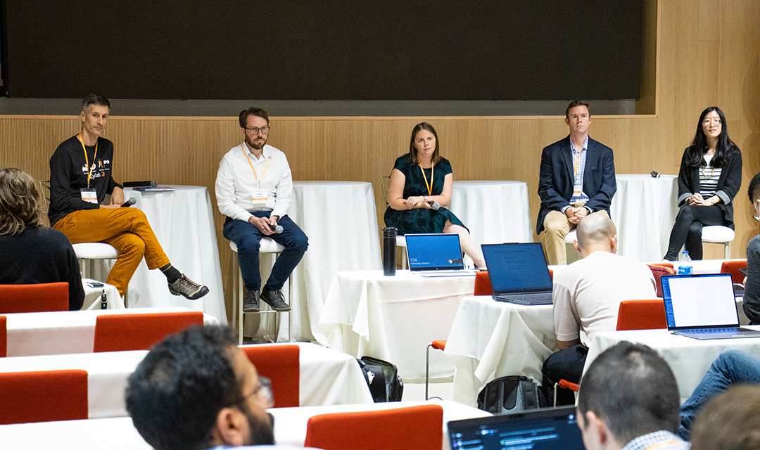 Photo of a panel discussion at the CyLab Partners Conference