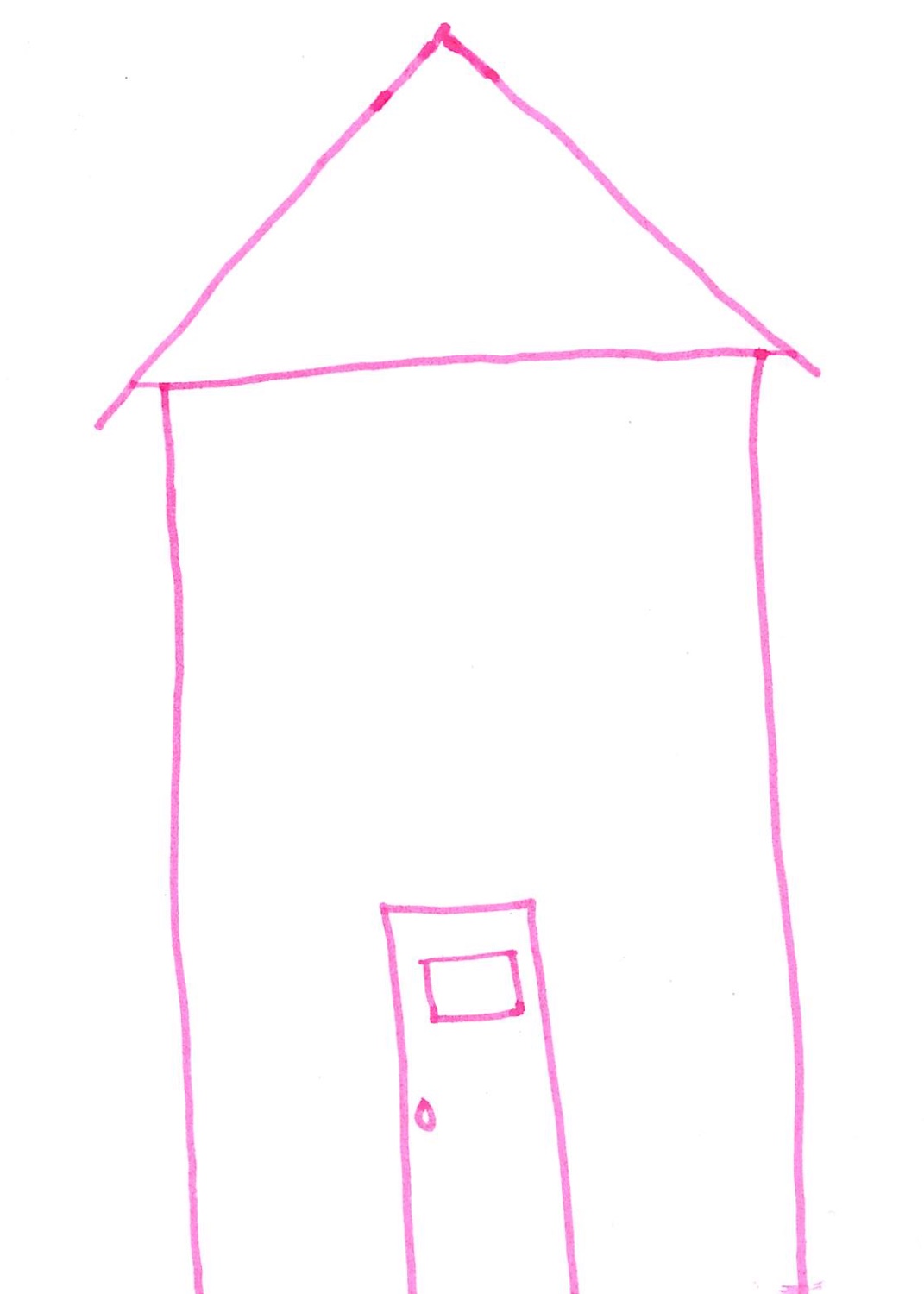  I have drawn a house with a door; when the door is closed there is privacy. However, others can be let in if they ring the door bell. Age 24.