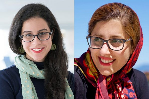 Headshots of two women