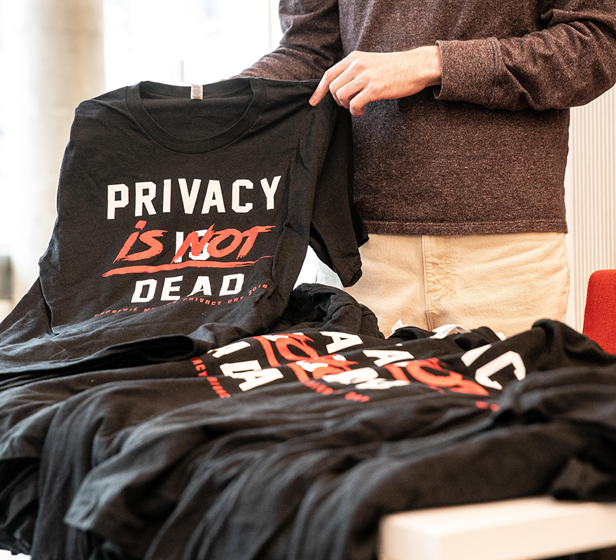 Decorative image of Data Privacy Day T-shirts