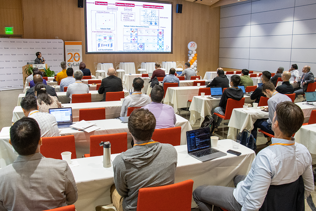 Wide shot of room at CyLab's Partners Conference