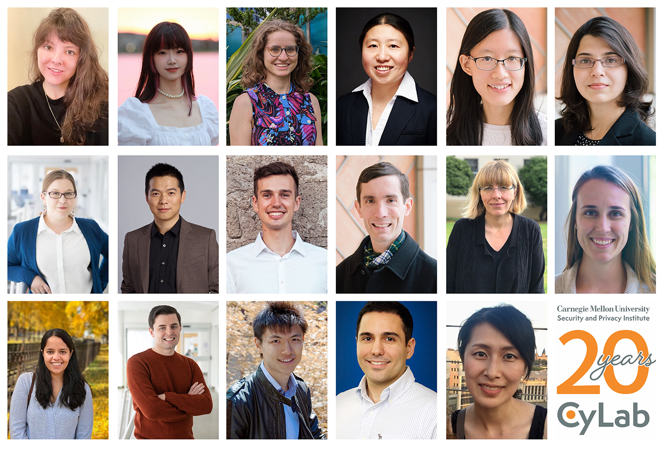 collage of researchers who received seed funding (in alphabetical order by last name)