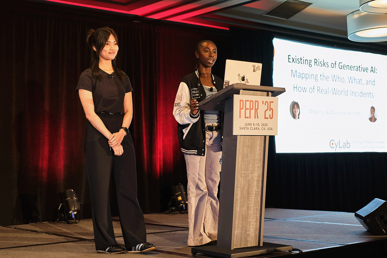 Photo of Megan Li and Wendy Bickersteth