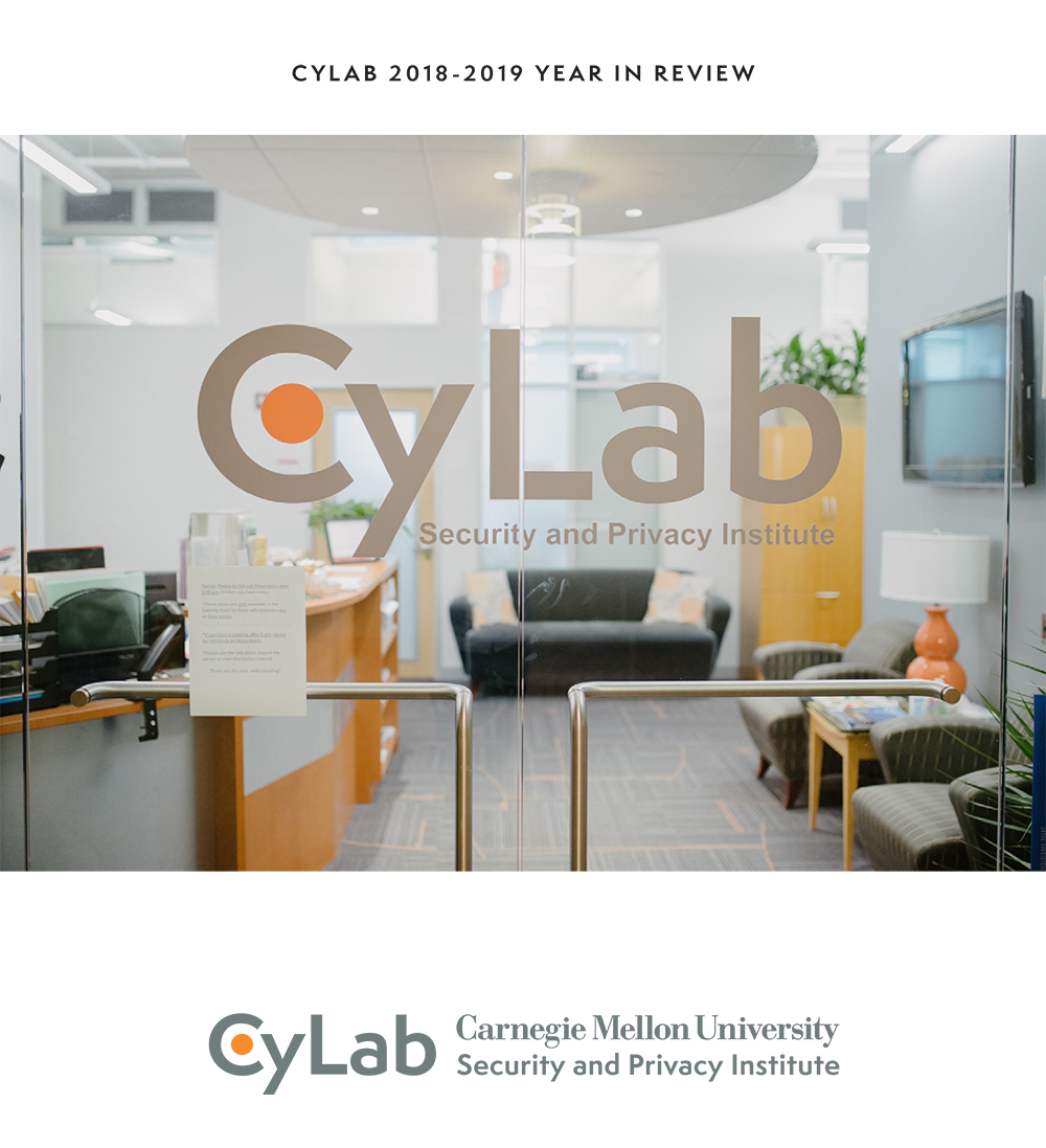 CyLab Year-In-Review: 2018-2019 issue cover