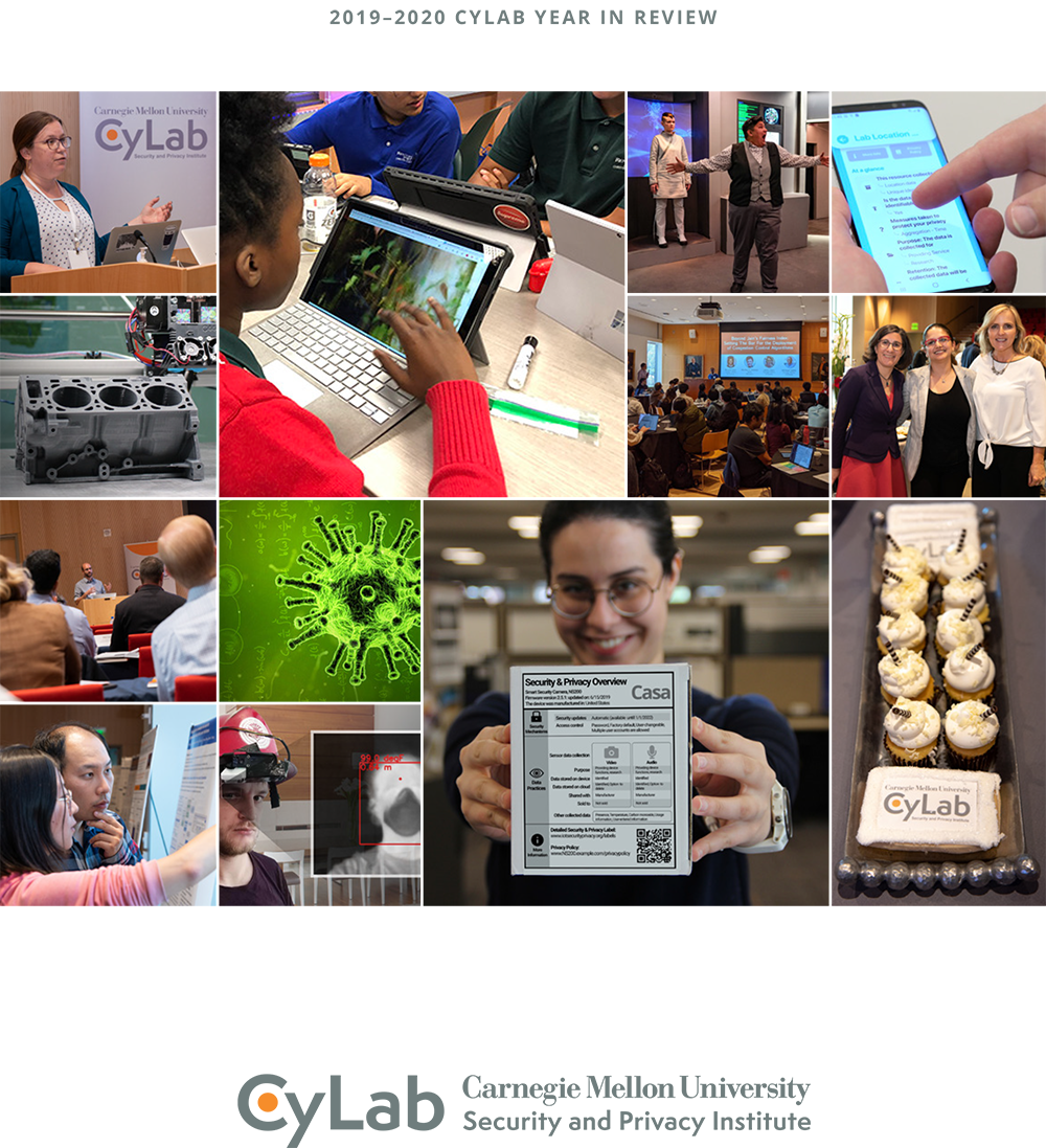 CyLab Year-In-Review: 2019-2020 issue cover