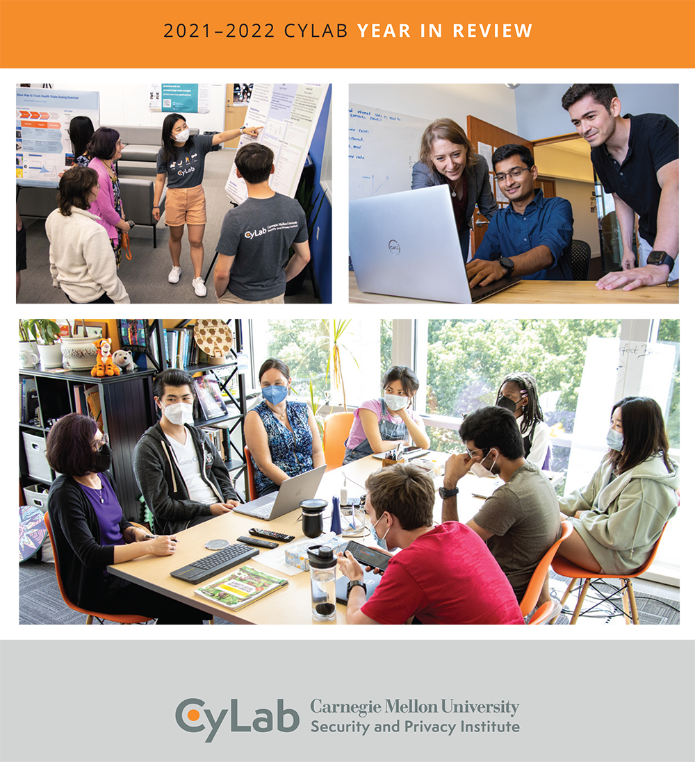 CyLab Year-In-Review: 2021-2022 issue cover